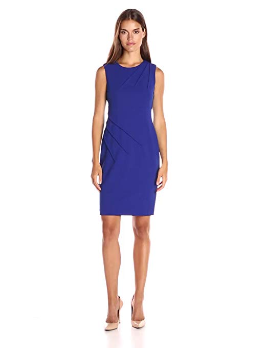 Calvin Klein Women's Sheath Dress with Starburst Detail