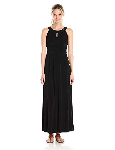 Sangria Women's Keyhole Neck Gown