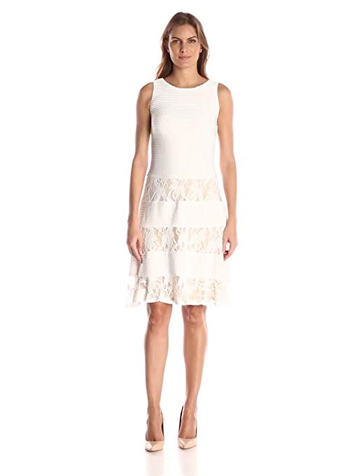 Julian Taylor Women's Lace A-line Dress,