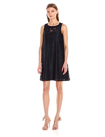 Donna Morgan Women's Sleeveless Tent Lace Dress