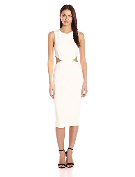 findersKEEPERS Women's Aspects Cutout Midi Sheath Dress