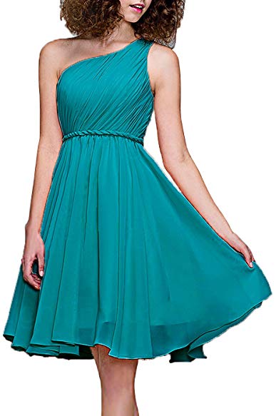 99Gown Cocktail Dress One Shoulder Prom Formal Dresses For Women Bridesmaid Dresses Short