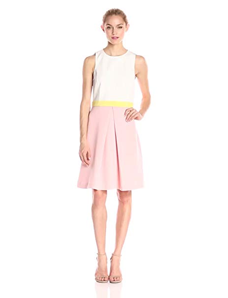 Erin Erin Fetherston Women's Colorblock Callie Crepe Knit Dress