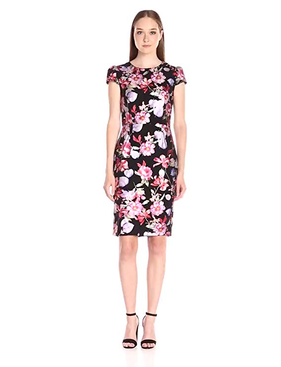 Betsey Johnson Women's Floral Foil Dress