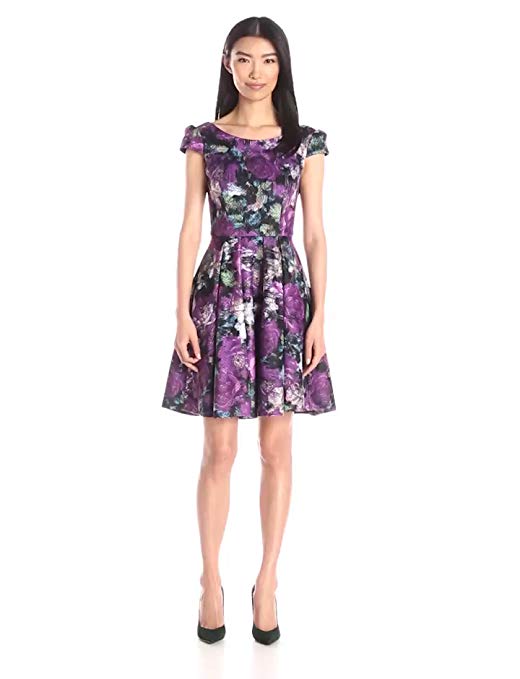 Betsey Johnson Women's Double-Knit Jacquard Dress