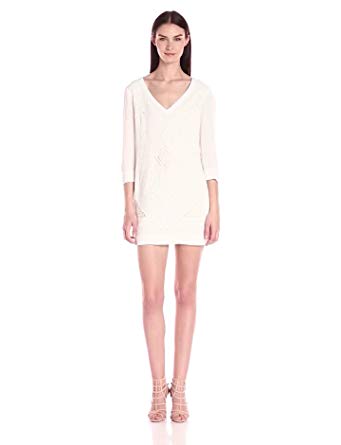 Taylor Dresses Women's Fit-and-Flare Couture Eyelett Dress