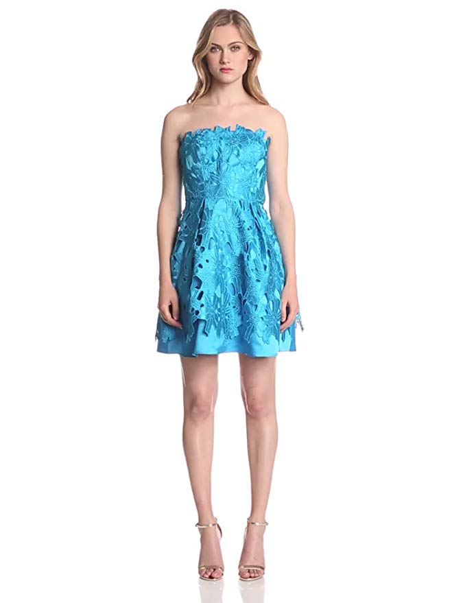 Adrianna Papell Women's Strapless A-Line Party Dress